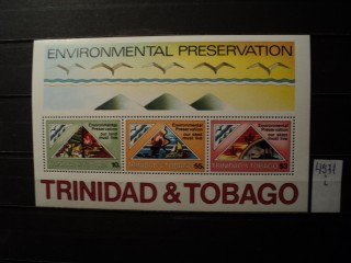Фото марки Тринидад блок **