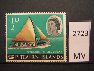 Фото марки Острова Питкерн 1964г *