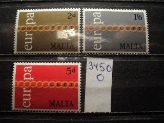 Фото марки Мальта серия 1971г **