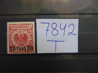 Фото марки Немецкая Турция 1889г *