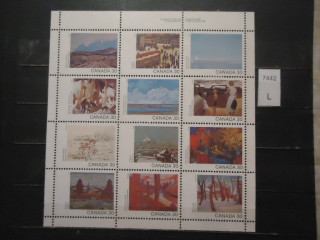 Фото марки Канада 1982г малый лист *