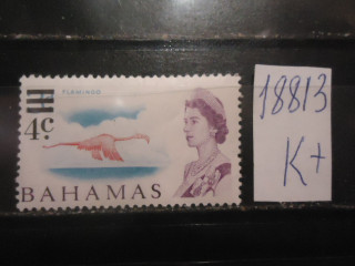 Фото марки Брит. Багамские острова 1966г надпечатка *