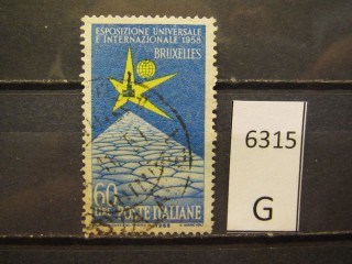 Фото марки Италия 1958г