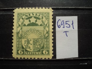 Фото марки Латвия 1927г **