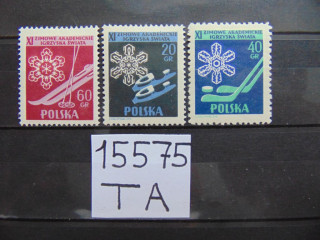 Фото марки Польша серия 1956г *