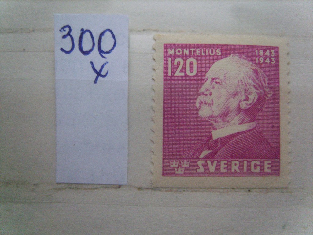 Фото марки Швеция 1943г **