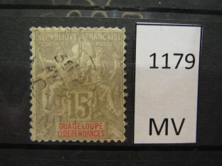 Фото марки Франц. Гваделупа 1900г