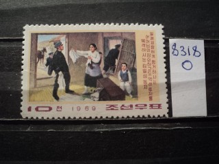 Фото марки Северная Корея 1969г **