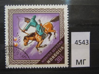 Фото марки Монголия 1974г