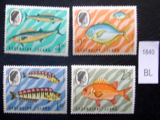 Фото марки рыбы 1970г **