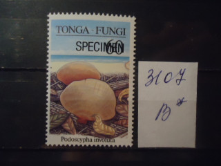 Фото марки Тонга 1997г надпечатка **