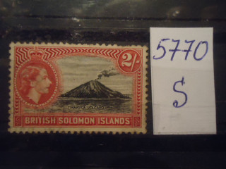 Фото марки Брит. Соломоновы острова 1954г