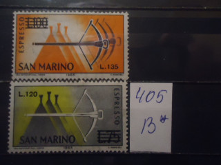 Фото марки Сан Марино 1965г серия **