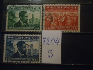 Фото марки Литва 1938г