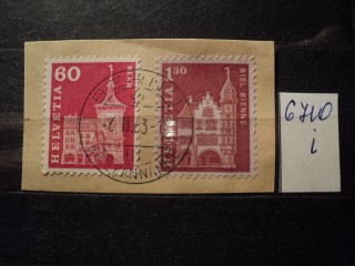 Фото марки Швейцария (вырезка)