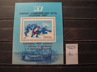 Фото марки СССР блок 1988г **