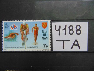 Фото марки Британский остров Мэн марка 1978г **