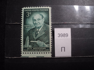 Фото марки США 1956г **