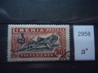 Фото марки Либерия 1918г