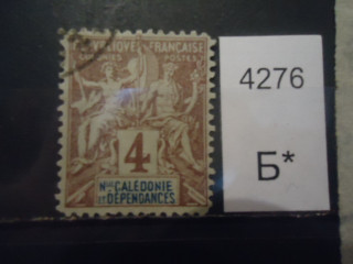 Фото марки Франц. Новая Каледония 1892г