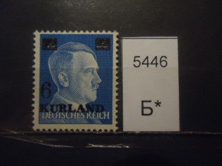 Фото марки Германская оккупация Курляндии 1945г *