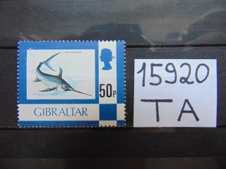 Фото марки Британский Гибралтар 1977г **