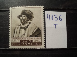 Фото марки Сан Марино 1949г **