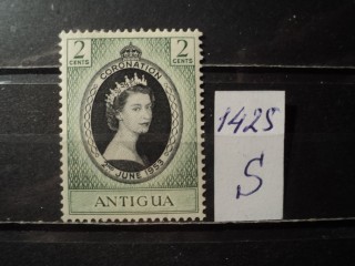 Фото марки Антигуа 1953г *