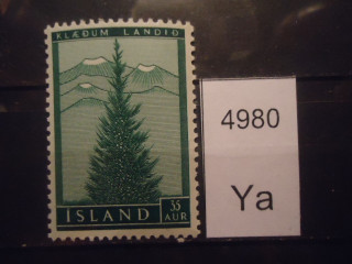 Фото марки Исландия 1957г **