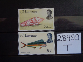 Фото марки Британский Маврикий 1969г **
