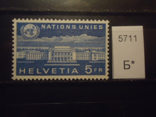 Фото марки Швейцария 1960г **