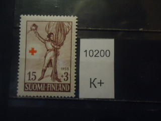 Фото марки Финляндия 1955г *
