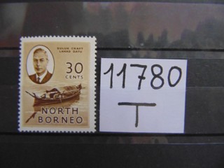 Фото марки Британское Северное Борнео 1950г **