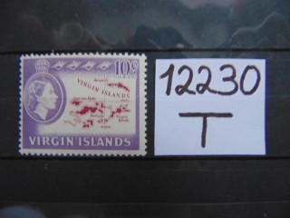Фото марки Британские Виргинские острова 1964г **