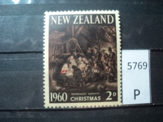 Фото марки Новая Зеландия 1960г *