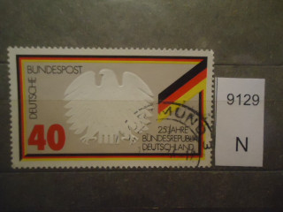 Фото марки Германия ФРГ 1974г
