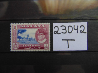 Фото марки Британская Малайя 1960г **
