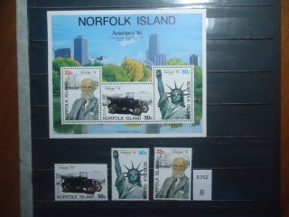 Фото марки Норфолк остров серия 1986г **