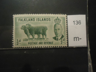 Фото марки Брит. Фалклендские острова 1952г *