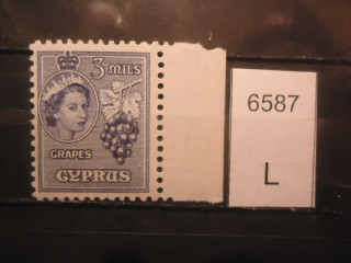 Фото марки Брит. Кипр 1955г **