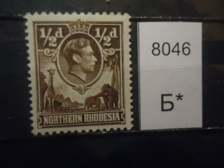 Фото марки Брит. Северная Родезия 1951г *
