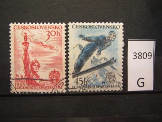 Фото марки Чехословакия 1955г серия