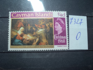 Фото марки Каймановы острова 1968г **