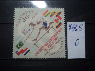 Фото марки Колумбия 1963г **