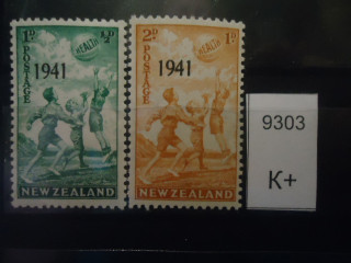 Фото марки Новая Зеландия надпечатка **