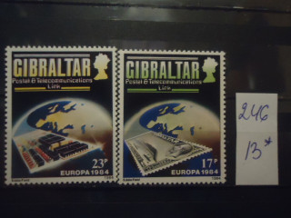 Фото марки Брит. Гибралтар 1984г серия **