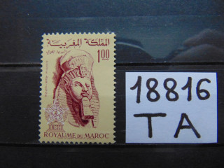 Фото марки Марокко марка авиапочта 1966г **