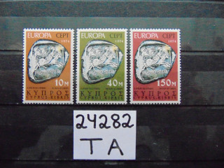 Фото марки Греческий Кипр серия 1974г **