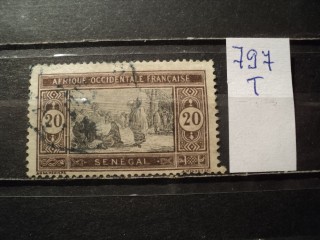 Фото марки Франц. Сенегал 1914г