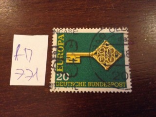 Фото марки Германия 1968г
